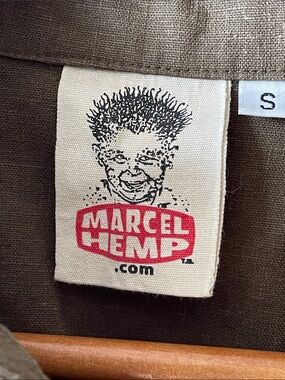Marcel Hemp Olive Green Button-Down Shirt